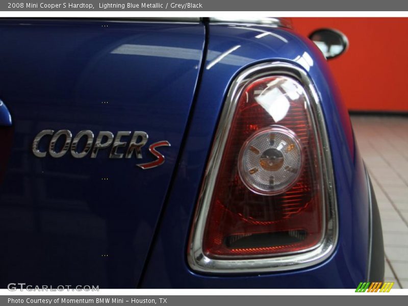 Lightning Blue Metallic / Grey/Black 2008 Mini Cooper S Hardtop