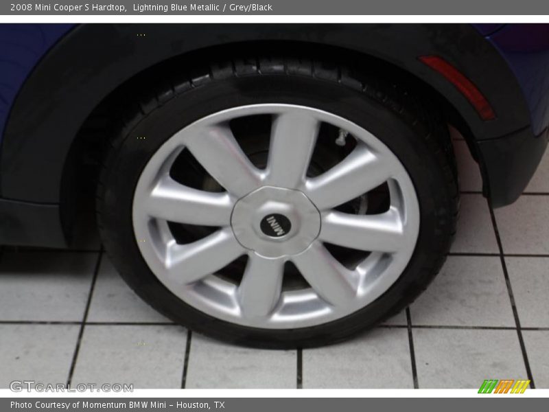 Lightning Blue Metallic / Grey/Black 2008 Mini Cooper S Hardtop