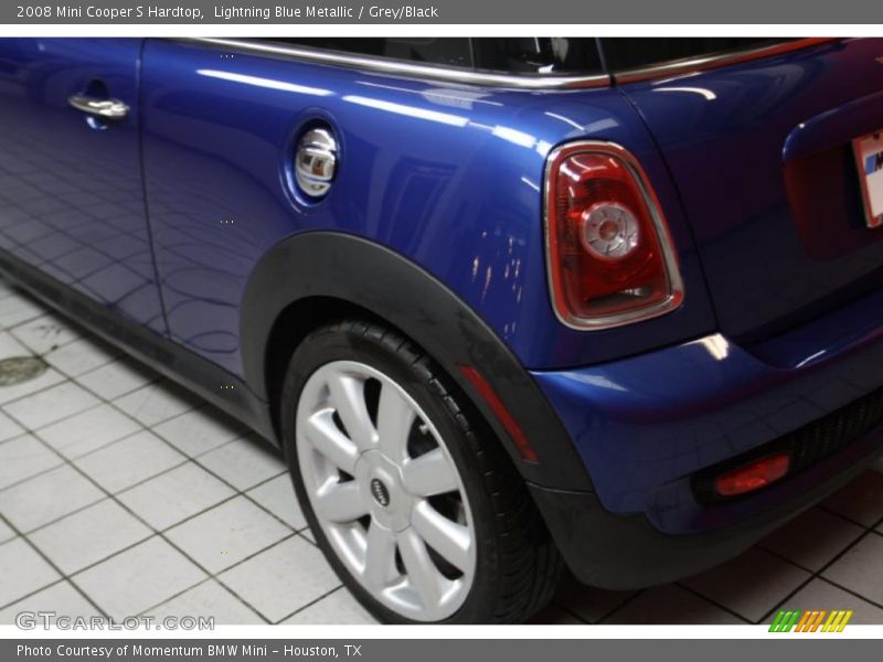 Lightning Blue Metallic / Grey/Black 2008 Mini Cooper S Hardtop