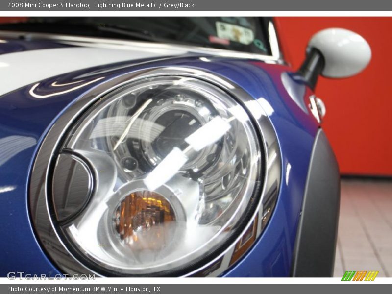 Lightning Blue Metallic / Grey/Black 2008 Mini Cooper S Hardtop