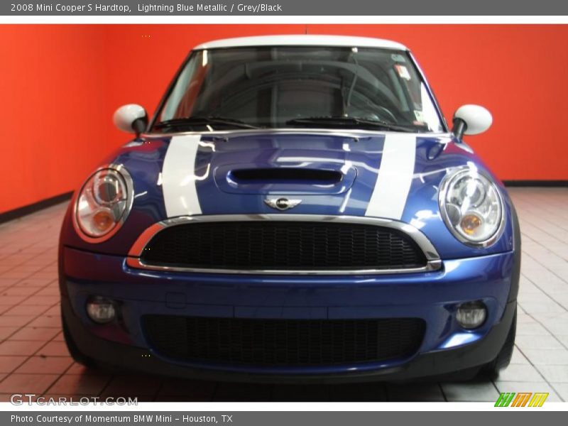 Lightning Blue Metallic / Grey/Black 2008 Mini Cooper S Hardtop