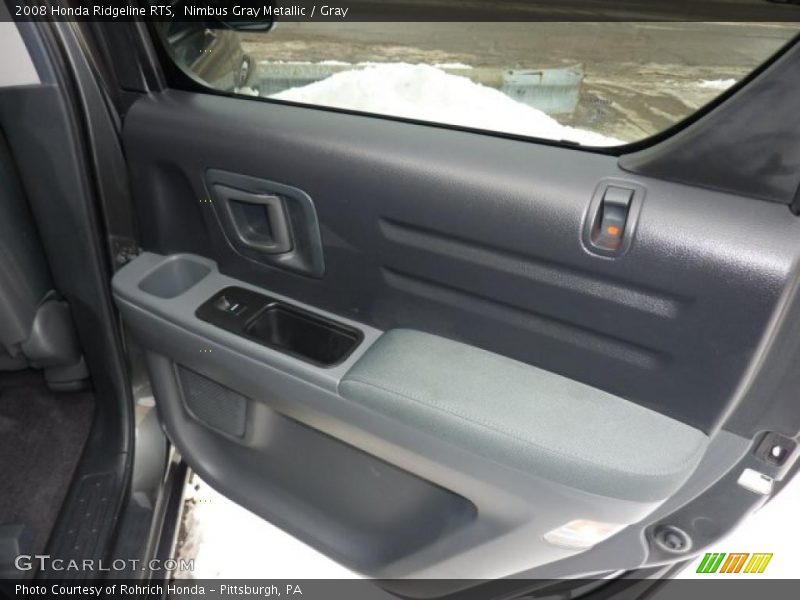 Nimbus Gray Metallic / Gray 2008 Honda Ridgeline RTS