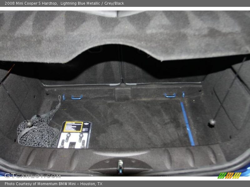 Lightning Blue Metallic / Grey/Black 2008 Mini Cooper S Hardtop
