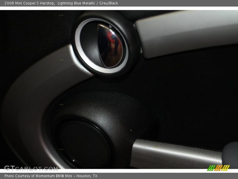 Lightning Blue Metallic / Grey/Black 2008 Mini Cooper S Hardtop