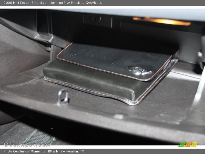 Lightning Blue Metallic / Grey/Black 2008 Mini Cooper S Hardtop