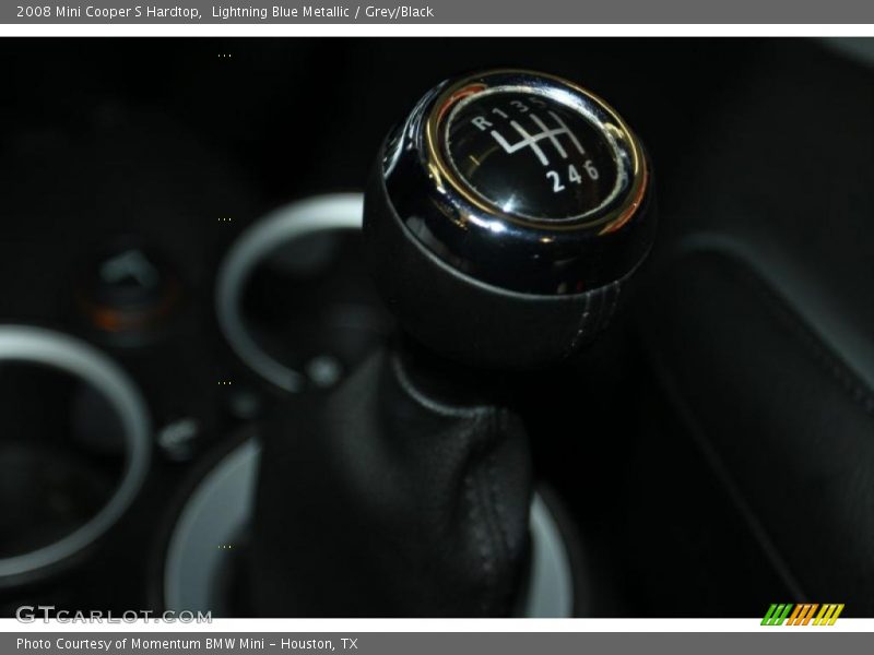Lightning Blue Metallic / Grey/Black 2008 Mini Cooper S Hardtop