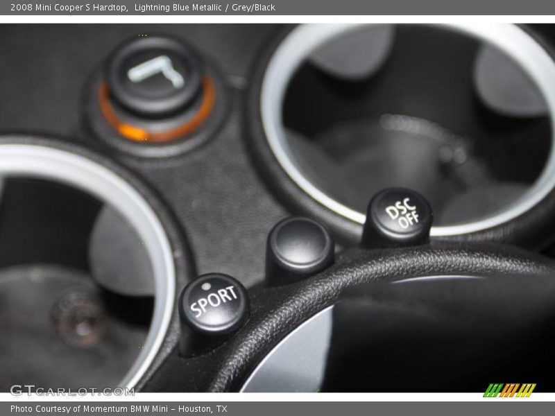Lightning Blue Metallic / Grey/Black 2008 Mini Cooper S Hardtop