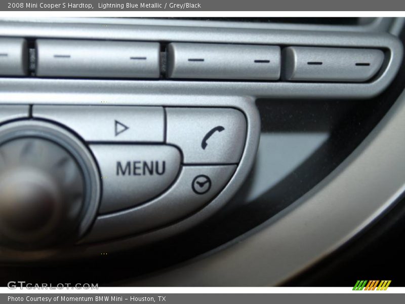 Lightning Blue Metallic / Grey/Black 2008 Mini Cooper S Hardtop