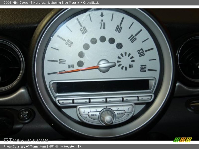 Lightning Blue Metallic / Grey/Black 2008 Mini Cooper S Hardtop
