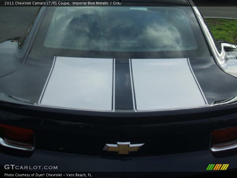 Imperial Blue Metallic / Gray 2011 Chevrolet Camaro LT/RS Coupe