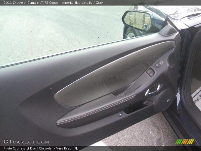 Imperial Blue Metallic / Gray 2011 Chevrolet Camaro LT/RS Coupe