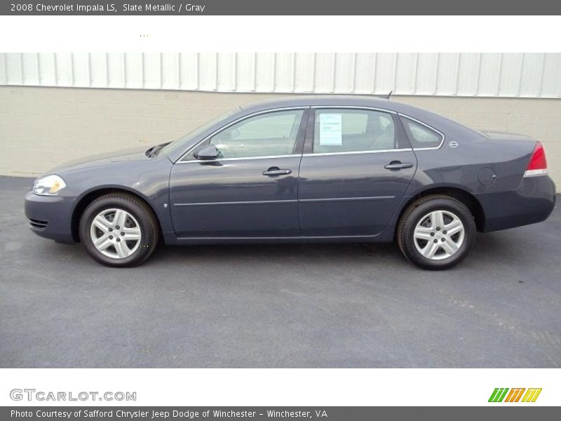 Slate Metallic / Gray 2008 Chevrolet Impala LS