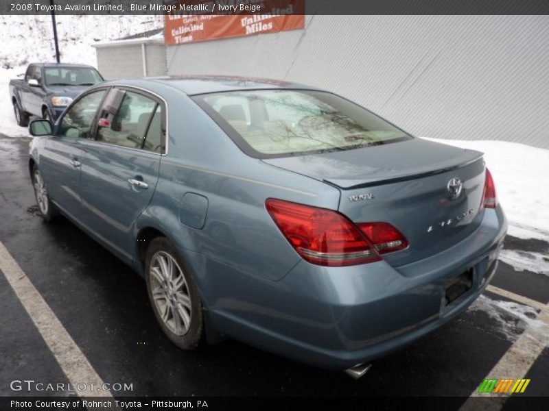 Blue Mirage Metallic / Ivory Beige 2008 Toyota Avalon Limited