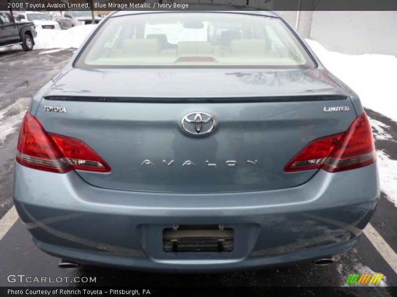 Blue Mirage Metallic / Ivory Beige 2008 Toyota Avalon Limited