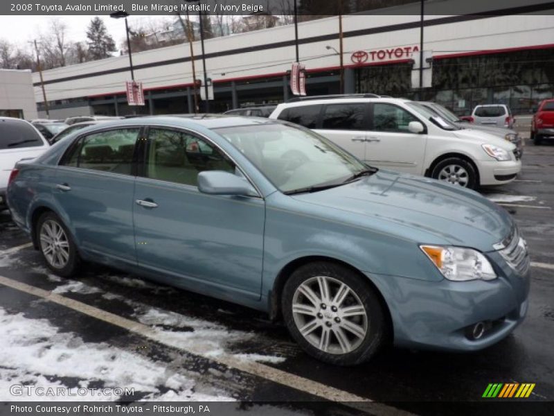 Blue Mirage Metallic / Ivory Beige 2008 Toyota Avalon Limited