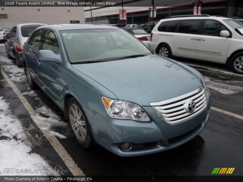 Blue Mirage Metallic / Ivory Beige 2008 Toyota Avalon Limited