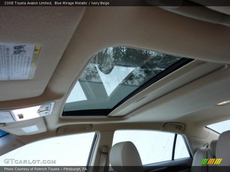Blue Mirage Metallic / Ivory Beige 2008 Toyota Avalon Limited