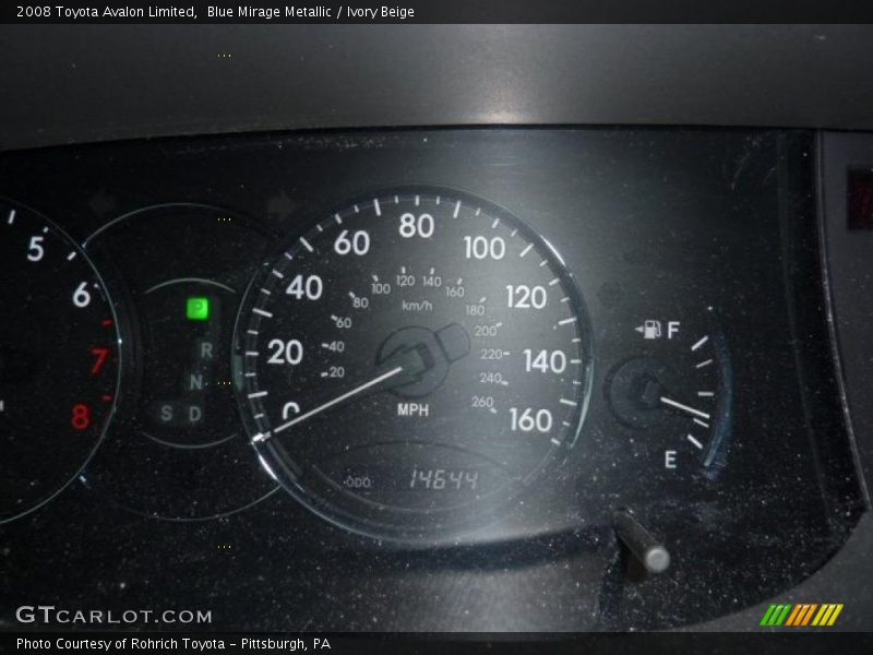 Blue Mirage Metallic / Ivory Beige 2008 Toyota Avalon Limited