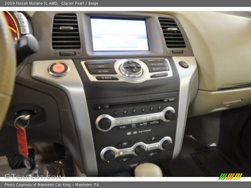 Glacier Pearl / Beige 2009 Nissan Murano SL AWD