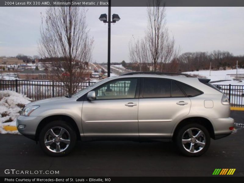 Millinnium Silver Metallic / Black 2004 Lexus RX 330 AWD