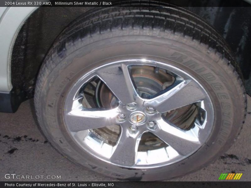 Millinnium Silver Metallic / Black 2004 Lexus RX 330 AWD