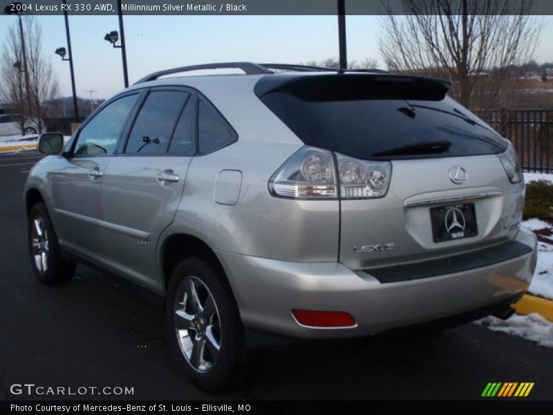 Millinnium Silver Metallic / Black 2004 Lexus RX 330 AWD