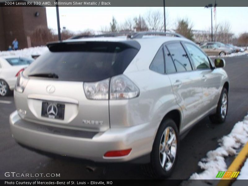 Millinnium Silver Metallic / Black 2004 Lexus RX 330 AWD