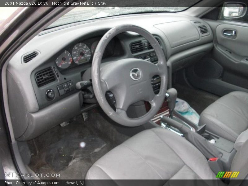 Moonlight Gray Metallic / Gray 2001 Mazda 626 LX V6