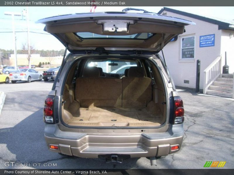 Sandalwood Metallic / Medium Oak 2002 Chevrolet TrailBlazer LS 4x4