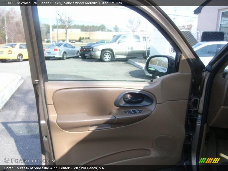 Sandalwood Metallic / Medium Oak 2002 Chevrolet TrailBlazer LS 4x4