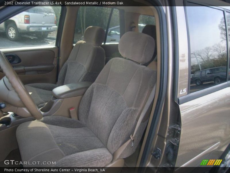 Sandalwood Metallic / Medium Oak 2002 Chevrolet TrailBlazer LS 4x4
