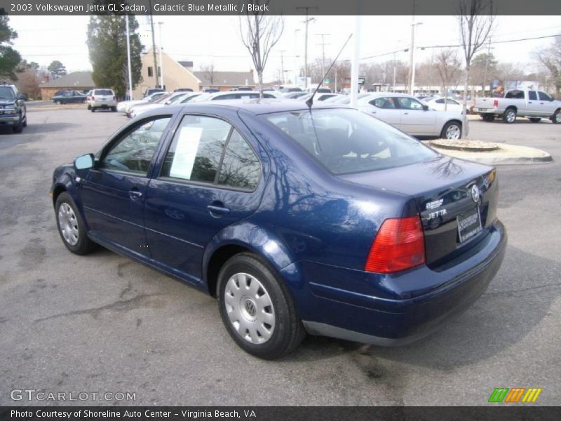 Galactic Blue Metallic / Black 2003 Volkswagen Jetta GL Sedan