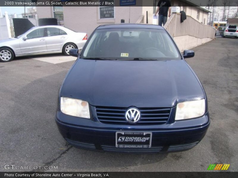 Galactic Blue Metallic / Black 2003 Volkswagen Jetta GL Sedan