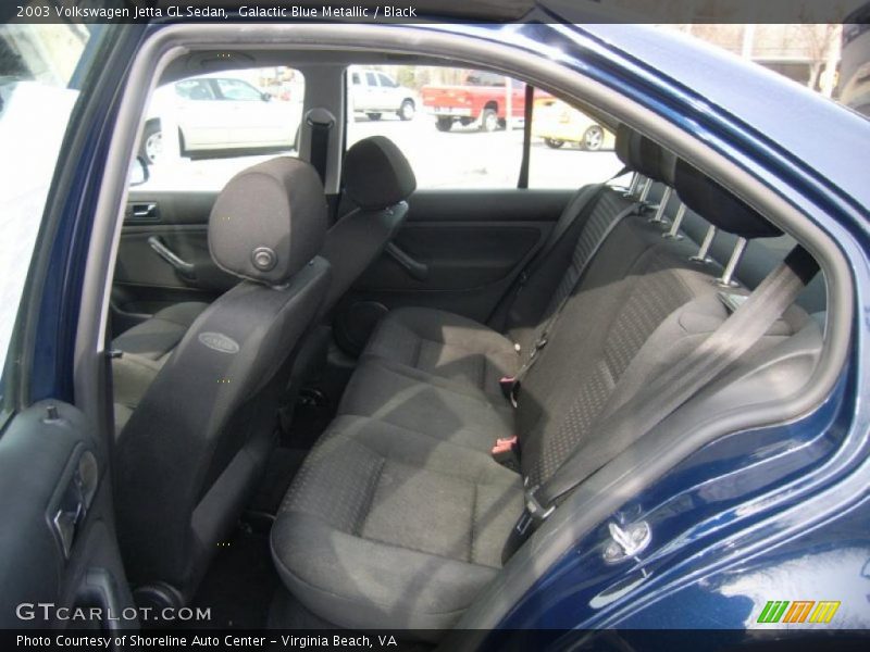 Galactic Blue Metallic / Black 2003 Volkswagen Jetta GL Sedan