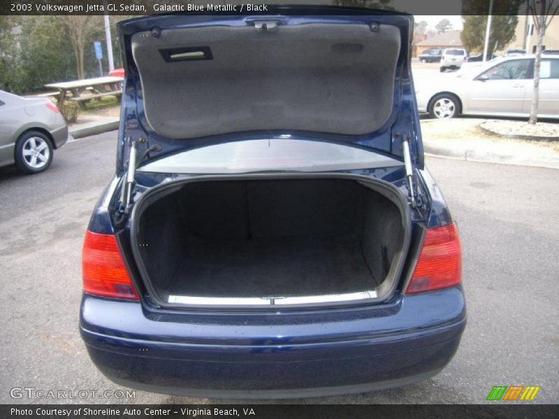 Galactic Blue Metallic / Black 2003 Volkswagen Jetta GL Sedan