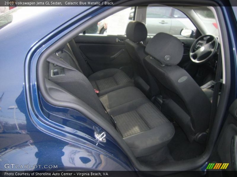 Galactic Blue Metallic / Black 2003 Volkswagen Jetta GL Sedan