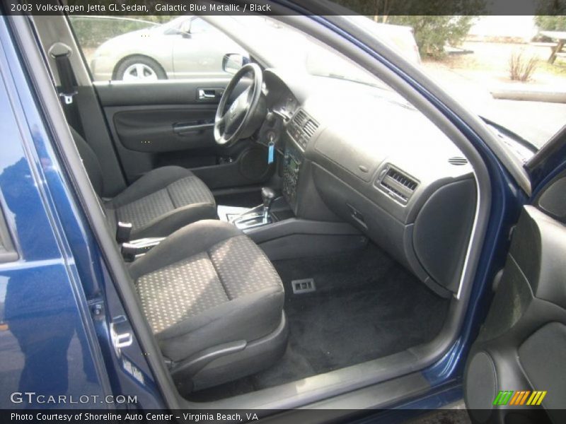 Galactic Blue Metallic / Black 2003 Volkswagen Jetta GL Sedan