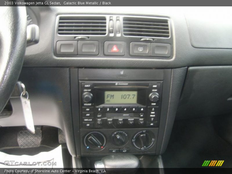 Galactic Blue Metallic / Black 2003 Volkswagen Jetta GL Sedan