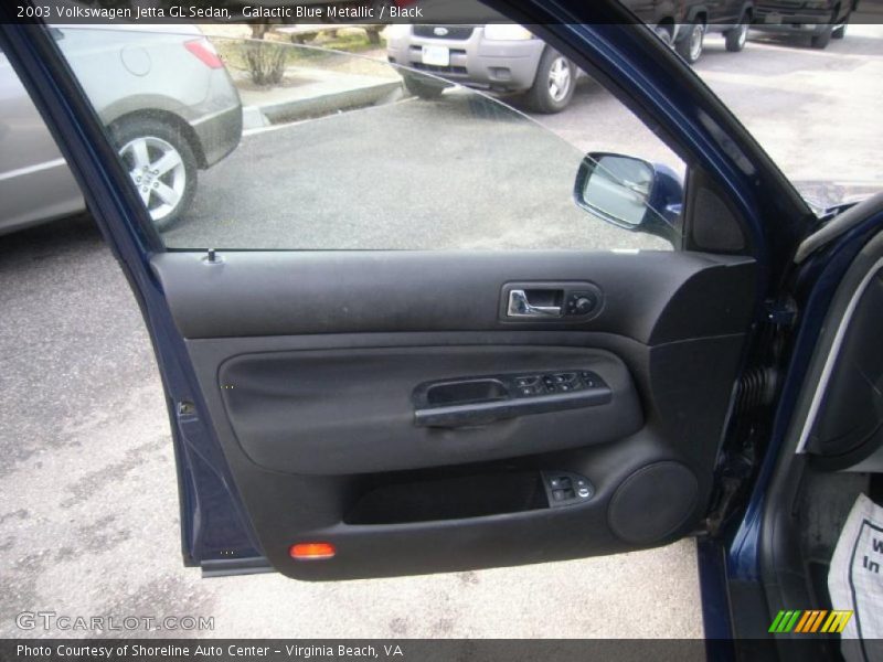 Galactic Blue Metallic / Black 2003 Volkswagen Jetta GL Sedan