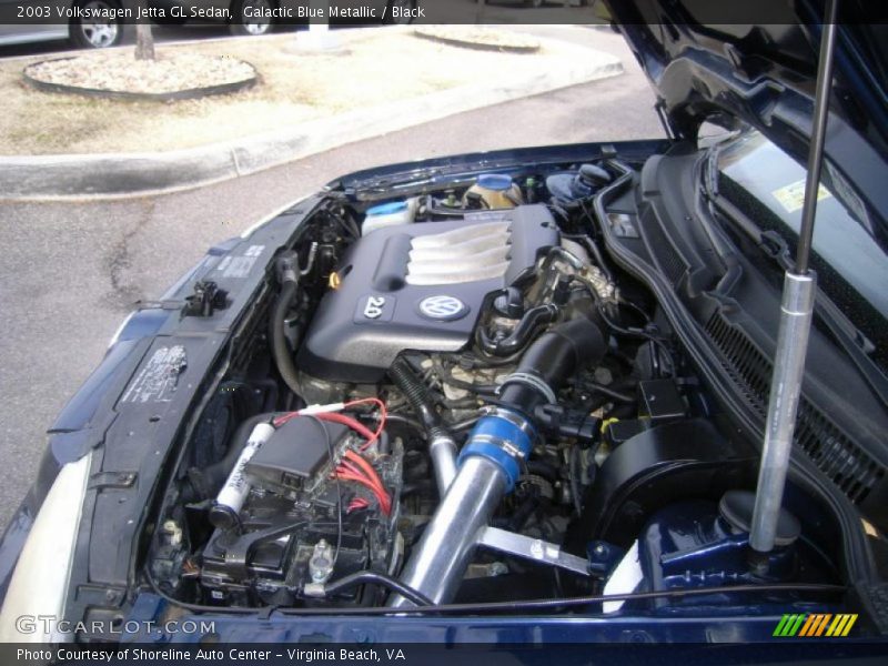 Galactic Blue Metallic / Black 2003 Volkswagen Jetta GL Sedan