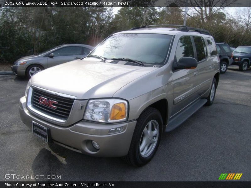 Sandalwood Metallic / Medium Pewter 2002 GMC Envoy XL SLT 4x4