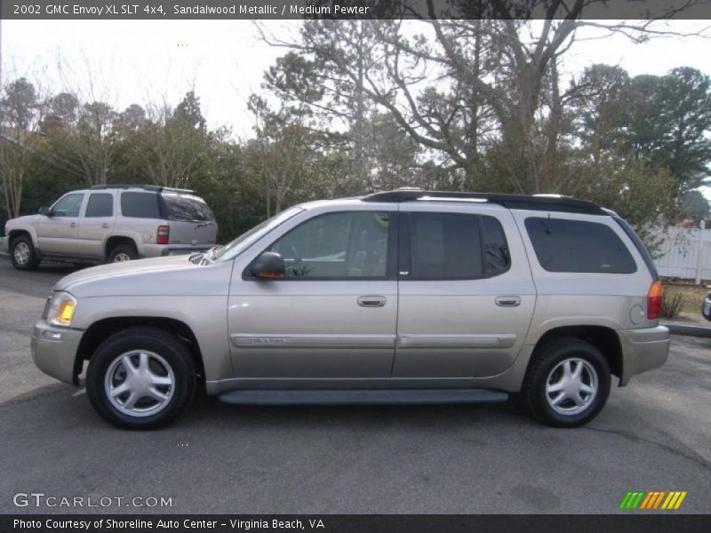 Sandalwood Metallic / Medium Pewter 2002 GMC Envoy XL SLT 4x4