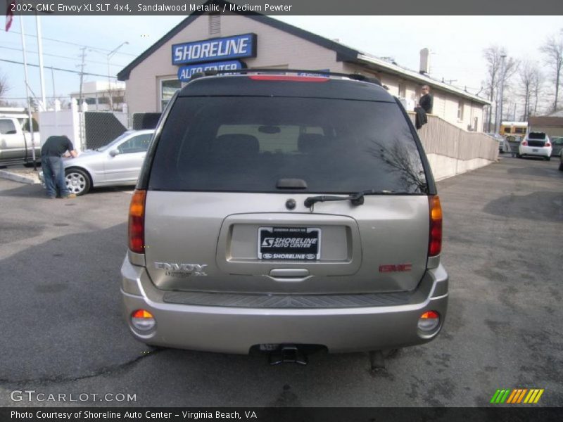 Sandalwood Metallic / Medium Pewter 2002 GMC Envoy XL SLT 4x4