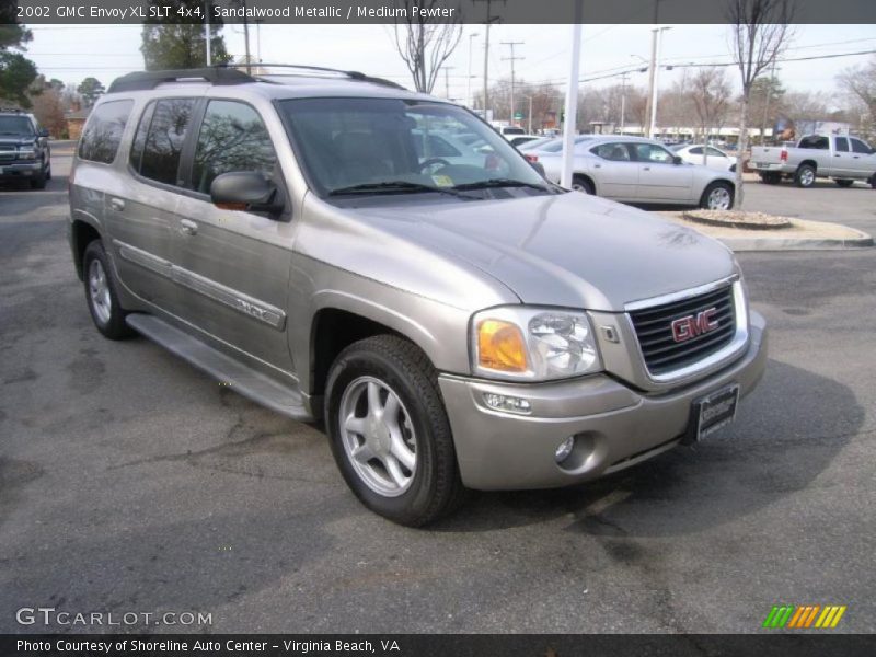 Sandalwood Metallic / Medium Pewter 2002 GMC Envoy XL SLT 4x4