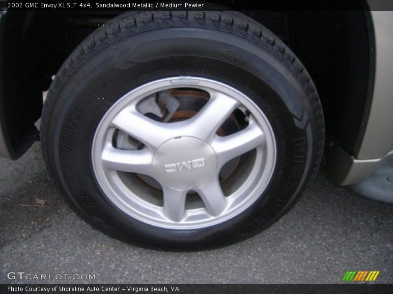 Sandalwood Metallic / Medium Pewter 2002 GMC Envoy XL SLT 4x4