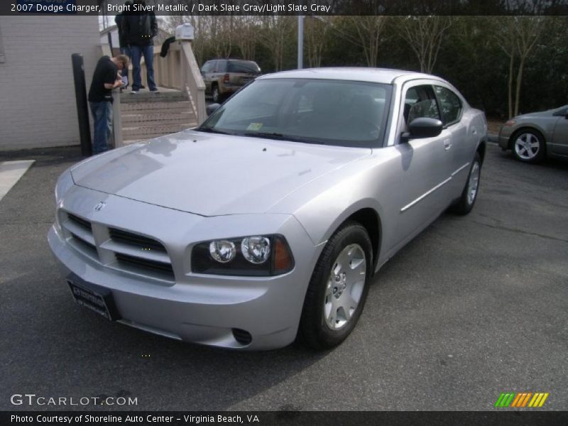 Bright Silver Metallic / Dark Slate Gray/Light Slate Gray 2007 Dodge Charger
