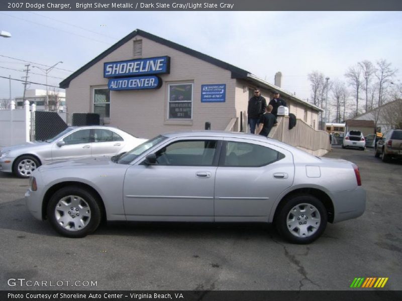 Bright Silver Metallic / Dark Slate Gray/Light Slate Gray 2007 Dodge Charger