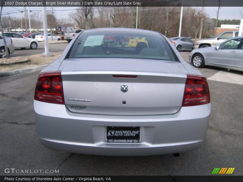 Bright Silver Metallic / Dark Slate Gray/Light Slate Gray 2007 Dodge Charger