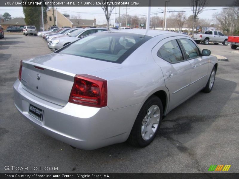 Bright Silver Metallic / Dark Slate Gray/Light Slate Gray 2007 Dodge Charger