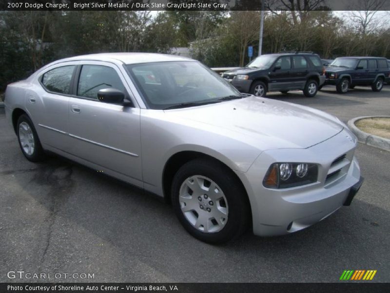 Bright Silver Metallic / Dark Slate Gray/Light Slate Gray 2007 Dodge Charger
